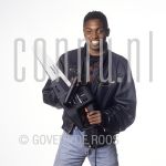 Brian Roy (Date Unknown) at studio in Amsterdam.

[keywords]Posed, Half Length, Eyecontact, Smiling, Construction material[/keywords]